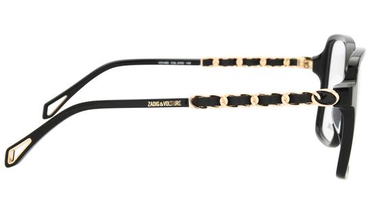 Lunettes de vue Zadig & Voltaire Femme Noir Carré VZV485 Droite