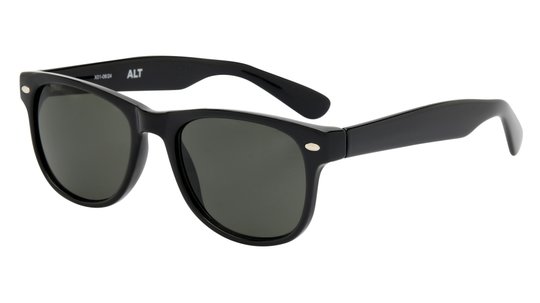 Lunettes de soleil Alternance Mixte Noir Wayfarer Alt25208 Trois-Quart