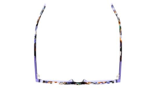 Lunettes de vue Lunatic Femme Violet Tonneau Lun2603 Dessus