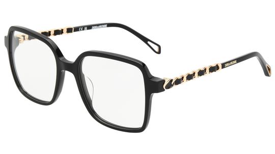 Lunettes de vue Zadig & Voltaire Femme Noir Carré VZV485 Trois-Quart
