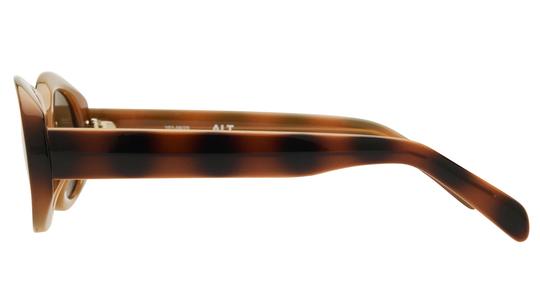 Lunettes de soleil Alternance Femme Marron Ovale Alt24204 Gauche