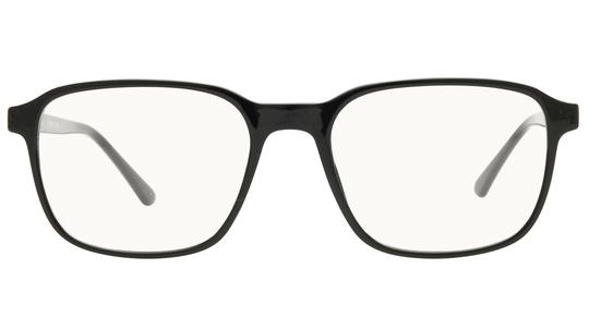 Lunettes de vue têtes à TETES Homme Noir Rectangle Tat2501 Face