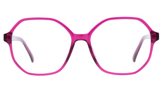 Lunettes de vue Alternance Femme Rose Carré alternance Face