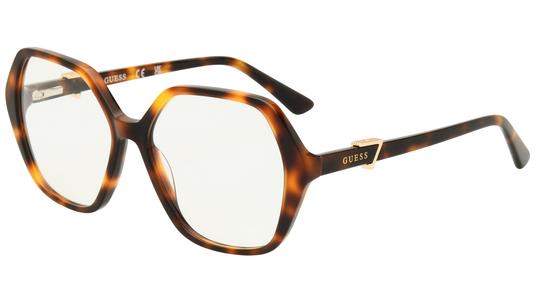 Lunettes de vue Guess Femme Ecaille Carré Gu2875 Trois-Quart