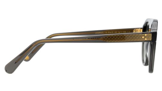 Lunettes de soleil Le Coq Sportif Homme Gris Ronde Lcs2502/S Droite