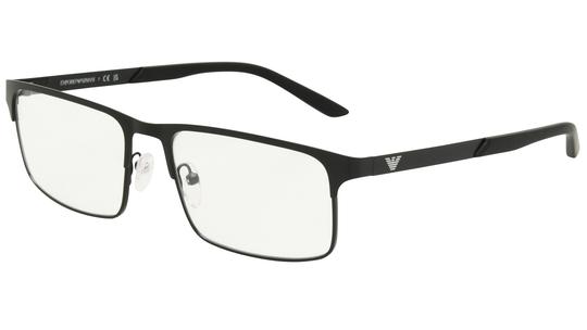 Lunettes de vue Emporio Armani Homme Noir Rectangle EA1170 Trois-Quart