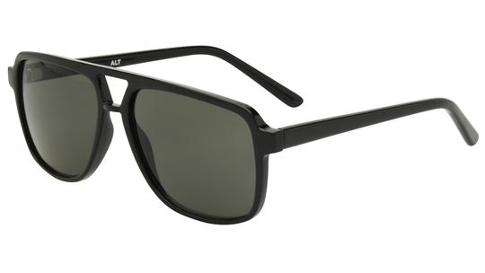 Lunettes de soleil Alternance Mixte Noir Aviateur Alt26201 Trois-Quart