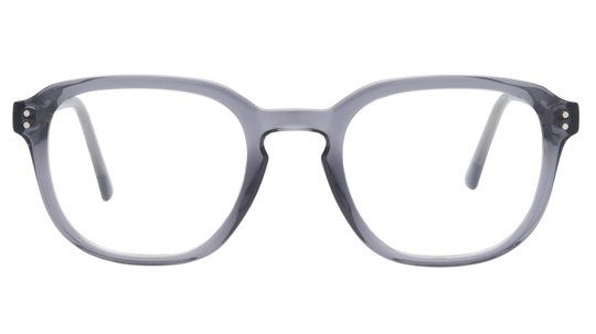 Lunettes de vue têtes à TETES Homme Gris Rectangle Tat2406 Face