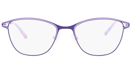 Lunettes de vue Baïa Femme Violet Papillonnante Baa2601 Face