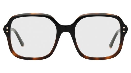 Lunettes de vue Siralya Femme Ecaille Carré sir2605 Face