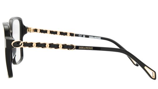 Lunettes de vue Zadig & Voltaire Femme Noir Carré VZV485 Gauche