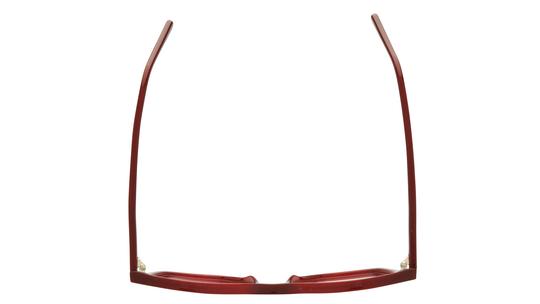 Lunettes de vue Alternance Femme Rouge Papillonnante Alt26102 Dessus