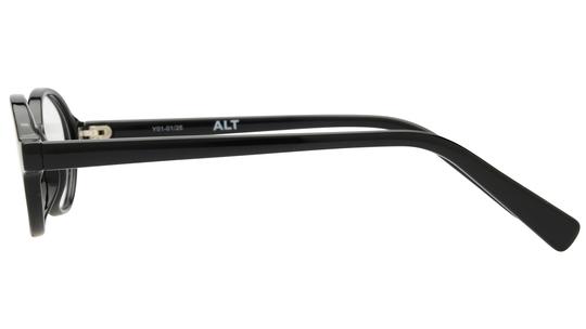 Lunettes de vue Alternance Femme Noir Ovale Alt25109 Gauche