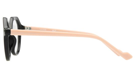 Lunettes de vue Alternance Femme Noir Carré Alt25113 Gauche