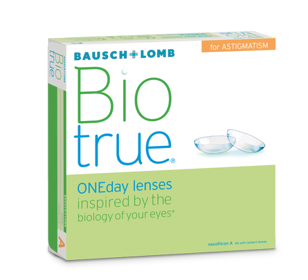 Lentilles de contact Biotrue One Day for Astigmatism Boîte de 90