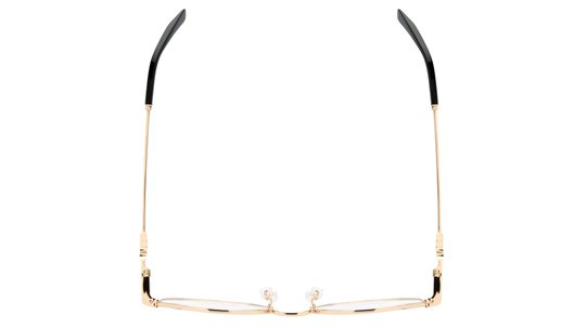 Lunettes de vue Zadig & Voltaire Femme Or Ronde Vzv386 Dessus