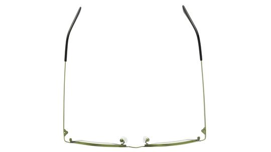 Lunettes de vue Alternance Femme Vert Carré Alt25111 Dessus