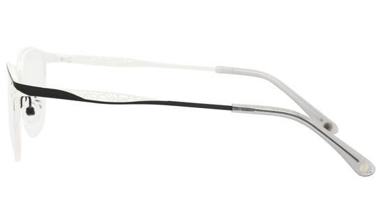 Lunettes de vue Baïa Femme Noir Rectangle Baa2604 Gauche