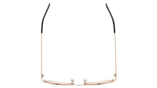Lunettes de vue Alternance Femme Marron Papillonnante Alt25114 Dessus