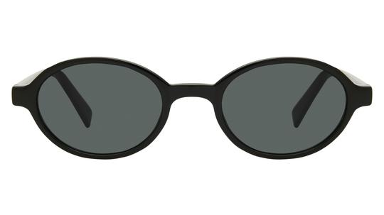 Lunettes de soleil Alternance Femme Noir Ovale Alt26206 Face