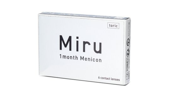 Lentilles de contact Miru 1 Month Toric Boîte de 6