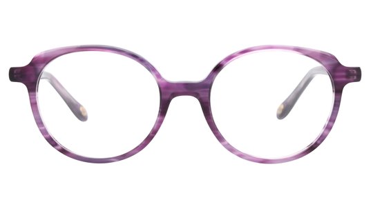 Lunettes de vue têtes à TETES Enfant Violet Papillonnante Tat2408E+ Face