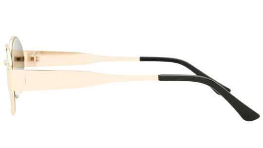 Lunettes de soleil VIP Femme Or Ovale vip2602 Gauche