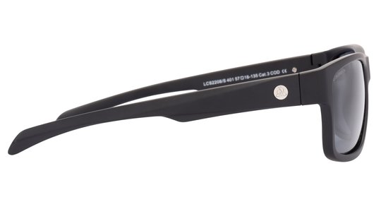 Lunettes de soleil Le Coq Sportif Homme Noir Rectangle Lcs2208/S Droite
